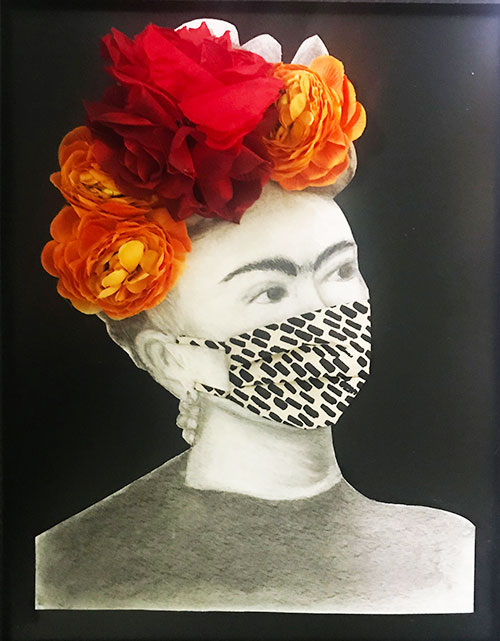 Elsie Deliz Frida in a Mask